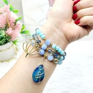 Natural Agate Weekender Bracelet